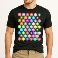 Rainbow Bangla Alphabets Letters Learning Bengali Cooling Performance Crew T-Shirt