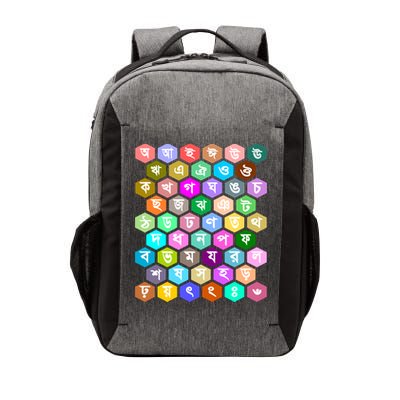Rainbow Bangla Alphabets Letters Learning Bengali Vector Backpack