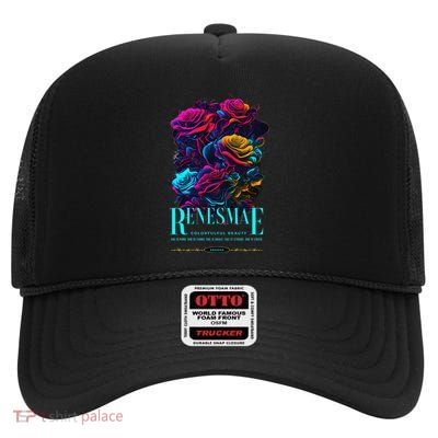 Roses By Another Name High Crown Mesh Back Trucker Hat