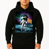 Retro Bitcoin Astronaut Hoodie