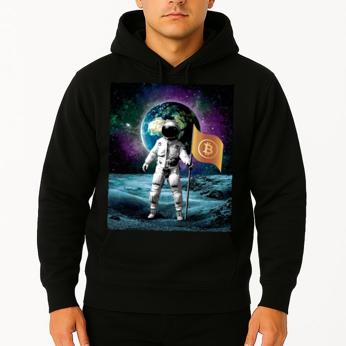 Retro Bitcoin Astronaut Hoodie