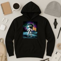Retro Bitcoin Astronaut Hoodie