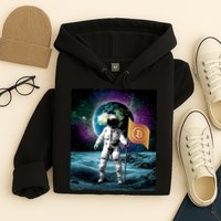 Retro Bitcoin Astronaut Hoodie