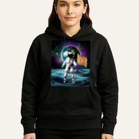 Retro Bitcoin Astronaut Hoodie