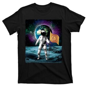 Retro Bitcoin Astronaut T-Shirt