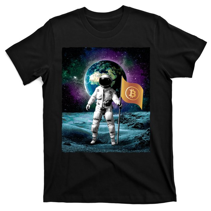 Retro Bitcoin Astronaut T-Shirt