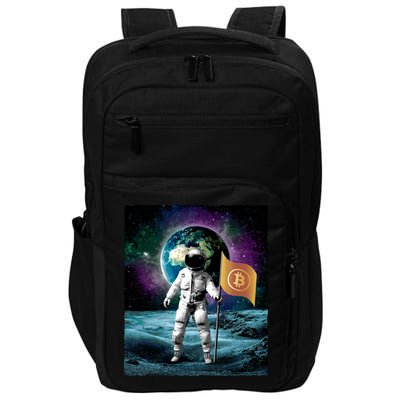 Retro Bitcoin Astronaut Impact Tech Backpack