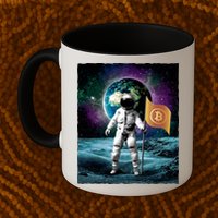 Retro Bitcoin Astronaut Mug