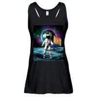 Retro Bitcoin Astronaut Ladies Essential Flowy Tank