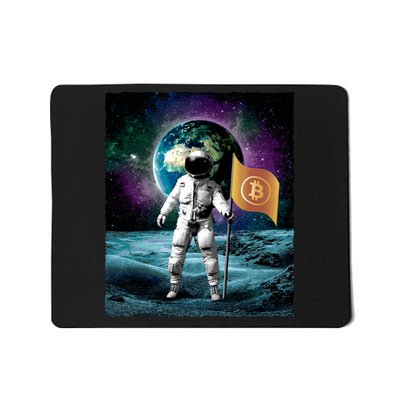 Retro Bitcoin Astronaut Mousepad