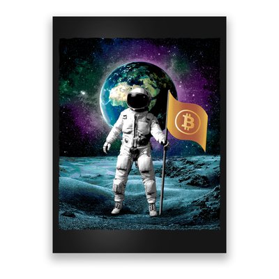 Retro Bitcoin Astronaut Poster