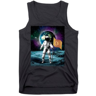 Retro Bitcoin Astronaut Tank Top