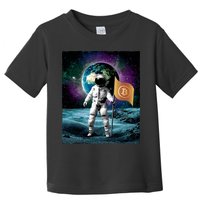 Retro Bitcoin Astronaut Toddler T-Shirt