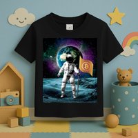Retro Bitcoin Astronaut Toddler T-Shirt