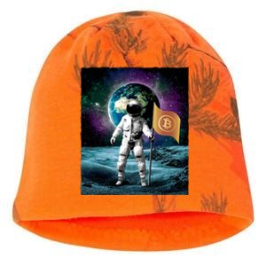 Retro Bitcoin Astronaut Kati - Camo Knit Beanie