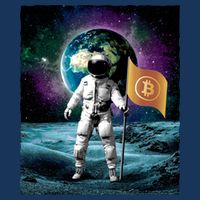 Retro Bitcoin Astronaut Infant Baby Jersey Bodysuit