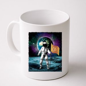 Retro Bitcoin Astronaut Coffee Mug