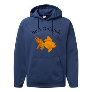 Retro Be A Goldfish Performance Fleece Hoodie