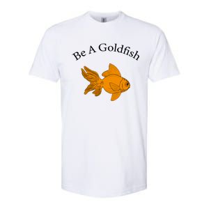 Retro Be A Goldfish Softstyle CVC T-Shirt