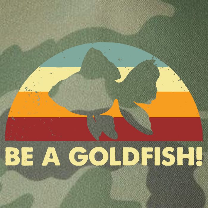 Retro Be A Goldfish Legacy Tie Dye Trucker Hat