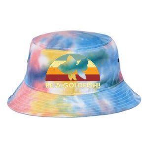 Retro Be A Goldfish Tie Dye Newport Bucket Hat