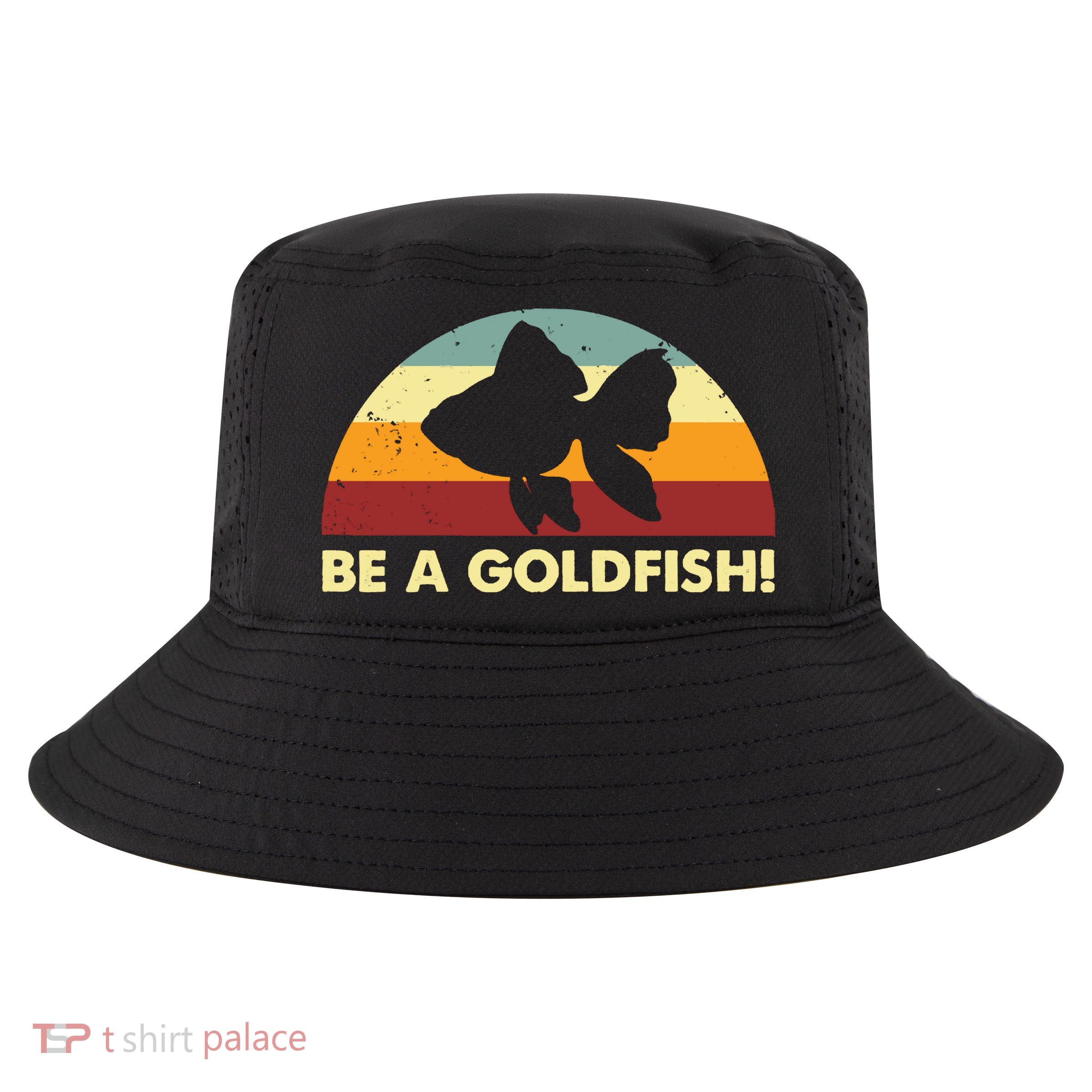 Retro Be A Goldfish Cool Comfort Performance Bucket Hat