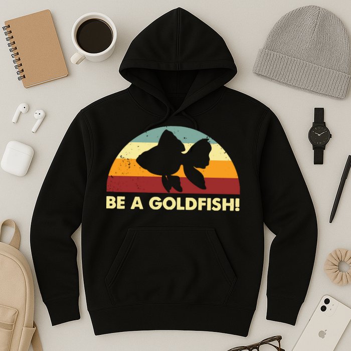 Retro Be A Goldfish Hoodie