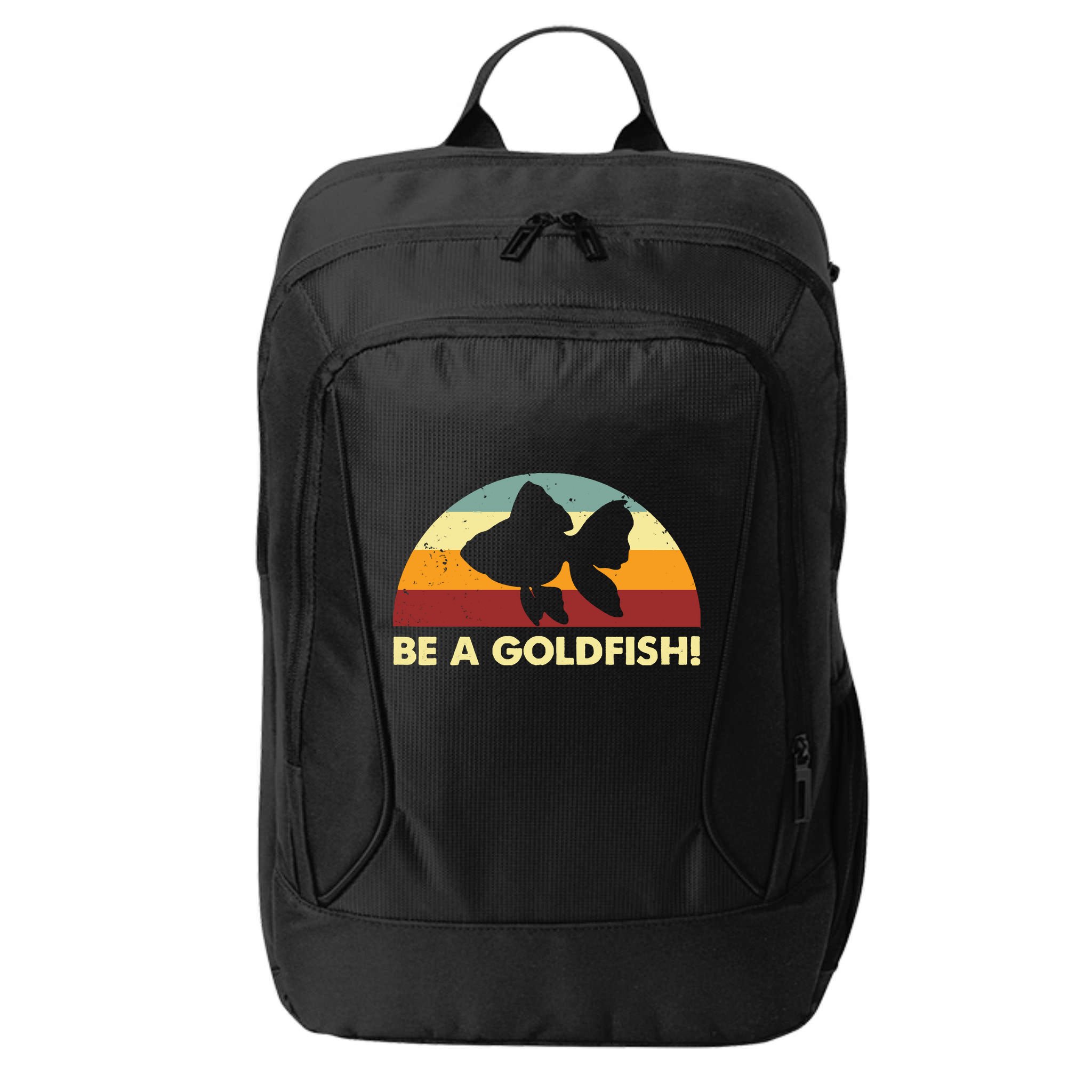 Retro Be A Goldfish City Backpack