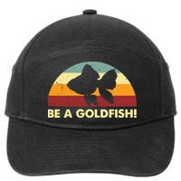 Retro Be A Goldfish 7-Panel Snapback Hat
