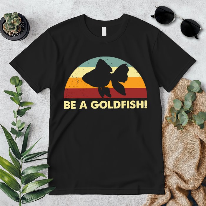 Retro Be A Goldfish Premium T-Shirt