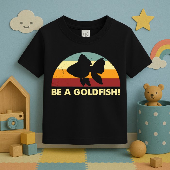 Retro Be A Goldfish Toddler T-Shirt
