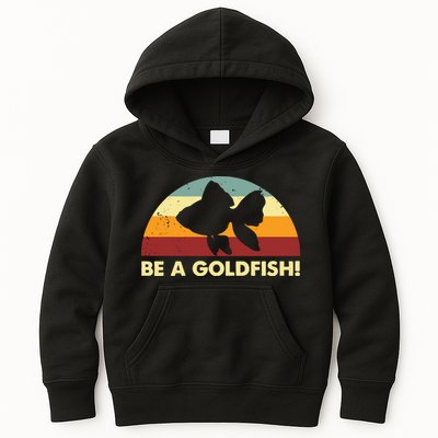 Retro Be A Goldfish Kids Hoodie