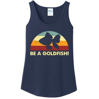 Retro Be A Goldfish Ladies Essential Tank