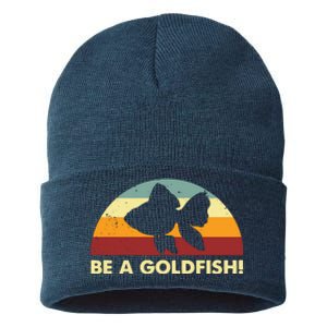 Retro Be A Goldfish Sustainable Knit Beanie