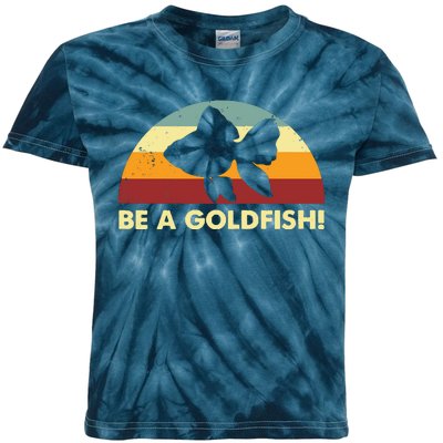 Retro Be A Goldfish Kids Tie-Dye T-Shirt