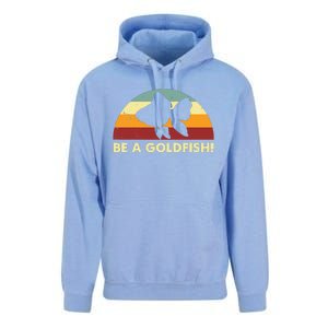 Retro Be A Goldfish Unisex Surf Hoodie