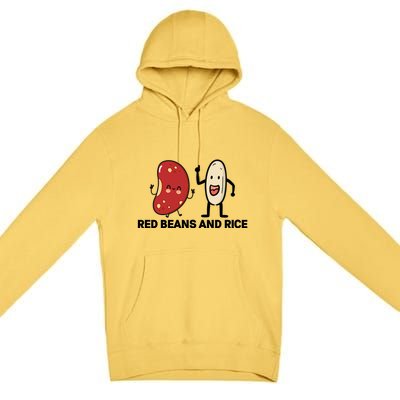 Red Beans And Rice Funny Food Premium Pullover Hoodie