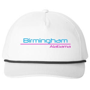 Retro Birmingham Alabama Snapback Five-Panel Rope Hat