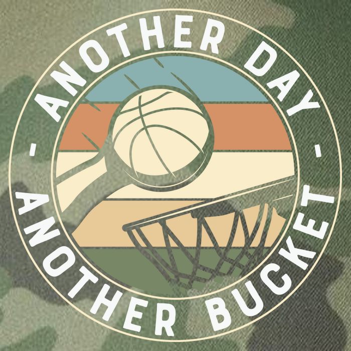 Retro Basketball Another Day Another Bucket Baller Legacy Tie Dye Trucker Hat