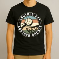 Retro Basketball Another Day Another Bucket Baller T-Shirt