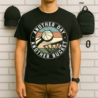 Retro Basketball Another Day Another Bucket Baller T-Shirt