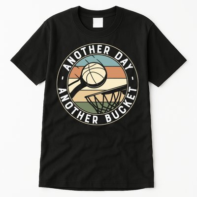 Retro Basketball Another Day Another Bucket Baller Tall T-Shirt