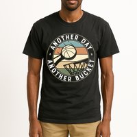Retro Basketball Another Day Another Bucket Baller Tall T-Shirt