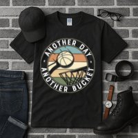 Retro Basketball Another Day Another Bucket Baller Tall T-Shirt