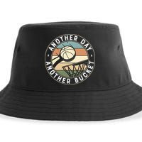 Retro Basketball Another Day Another Bucket Baller Sustainable Bucket Hat