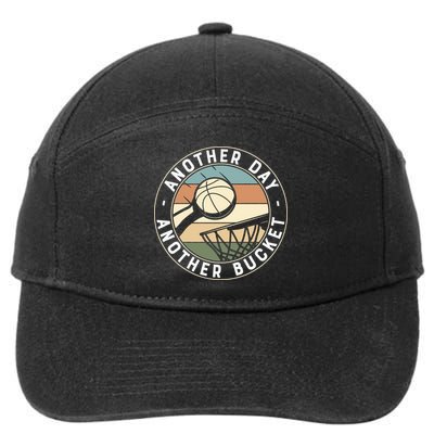 Retro Basketball Another Day Another Bucket Baller 7-Panel Snapback Hat