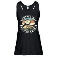 Retro Basketball Another Day Another Bucket Baller Ladies Essential Flowy Tank