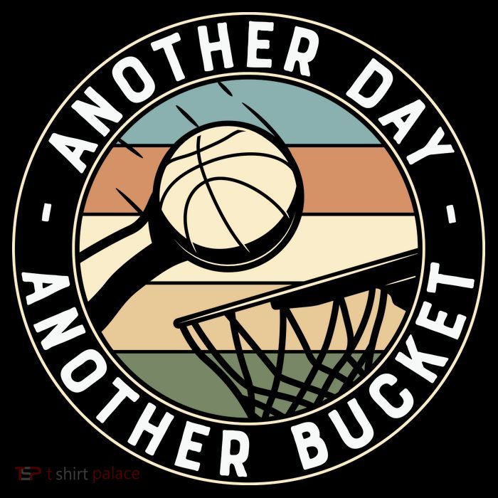 Retro Basketball Another Day Another Bucket Baller Flatbill Hat