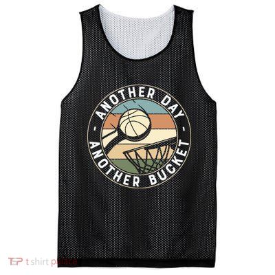 Retro Basketball Another Day Another Bucket Baller Mesh Reversible Basketball Jersey Tank