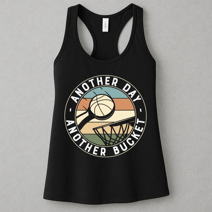 Retro Basketball Another Day Another Bucket Baller Womens Tank Top